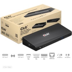 Club3D 4K ChargingDock USB-C - 6xUSB3 2xDP HDMI LAN Audio — Buy in Cyprus with Fast Delivery
