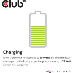 Club3D 4K ChargingDock USB-C - 6xUSB3 2xDP HDMI LAN Audio — Buy in Cyprus with Fast Delivery