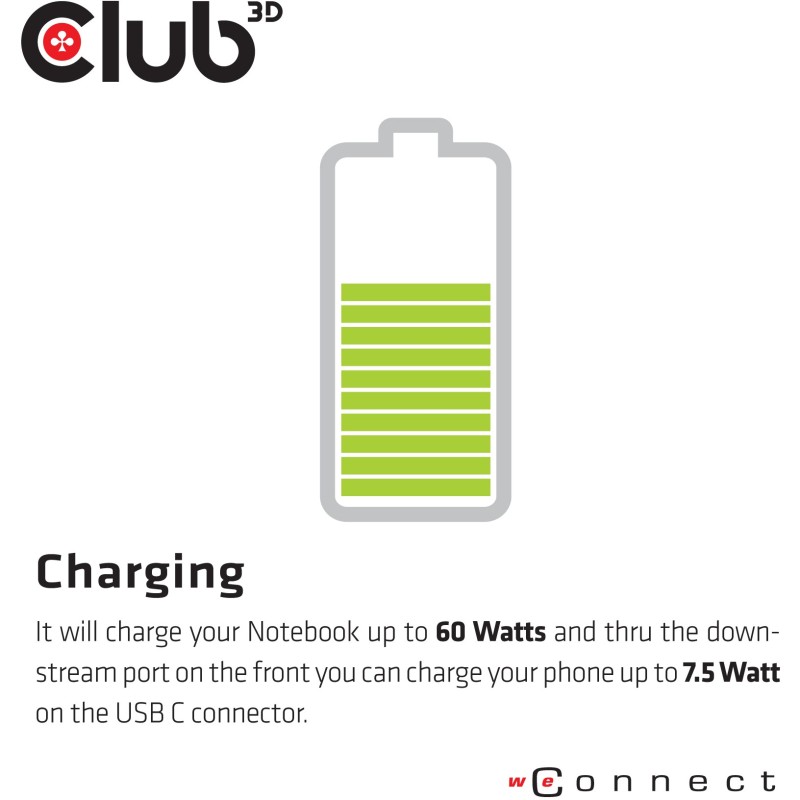 Club3D 4K ChargingDock USB-C - 6xUSB3 2xDP HDMI LAN Audio — Buy in Cyprus with Fast Delivery