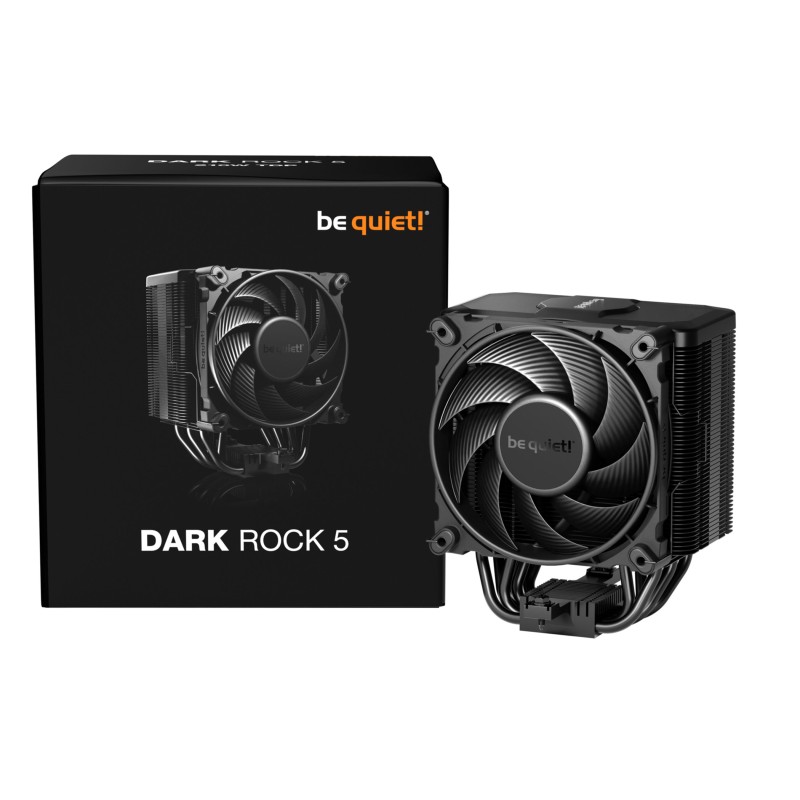 be quiet! Dark Rock 5 - BK035 - Black Silent High-Performance 120mm CPU Air Tower Cooler — Buy in Cyprus with Fast Delivery