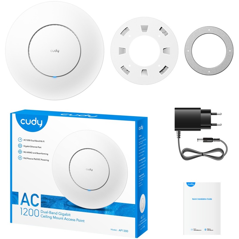 Cudy Access Point - AC1200 - Wi-Fi Gigabit Access Point — Buy in Cyprus with Fast Delivery
