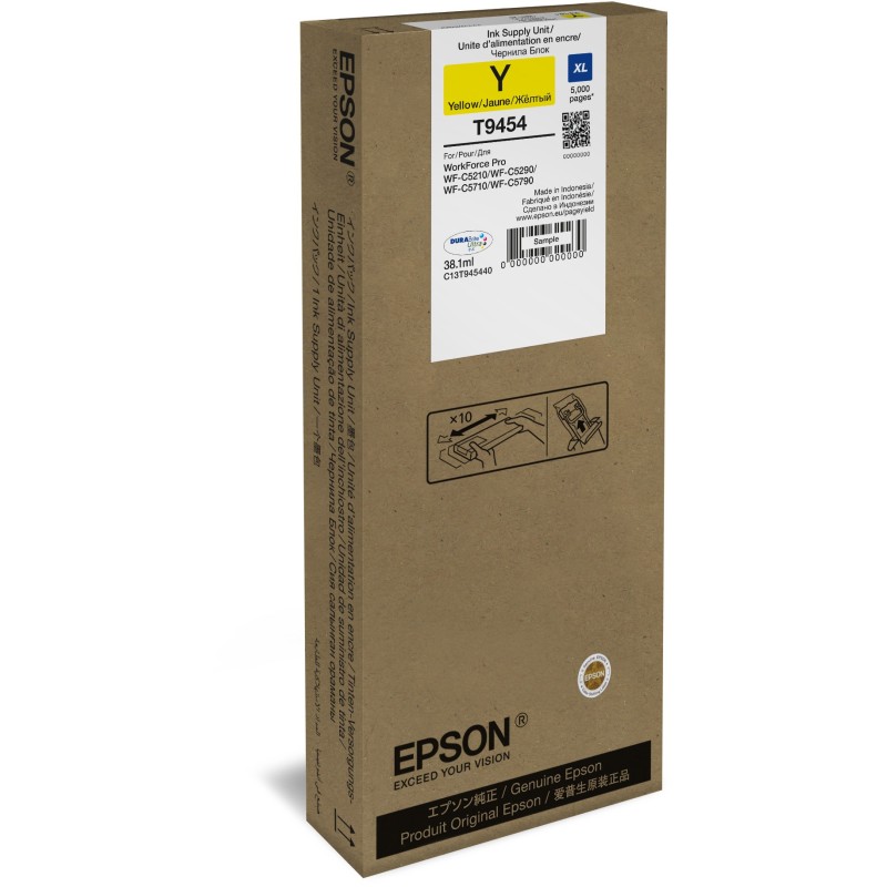 Epson Ink T9454 XL - C13T945440 - Yellow, up to 5,000 pages — Buy in Cyprus with Fast Delivery