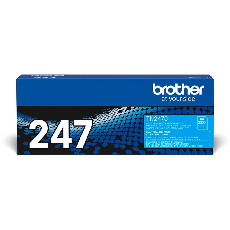 Brother Toner - TN-247C - Cyan up to 2300 pages — Buy in Cyprus with Fast Delivery