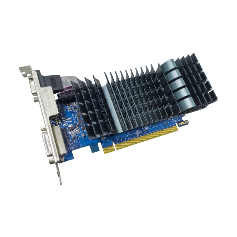 ASUS GeForce GT 710 2GB (GT710 2GD5) - Passive, Low-Profile, HDMI/DVI/VGA — Buy in Cyprus with Fast Delivery