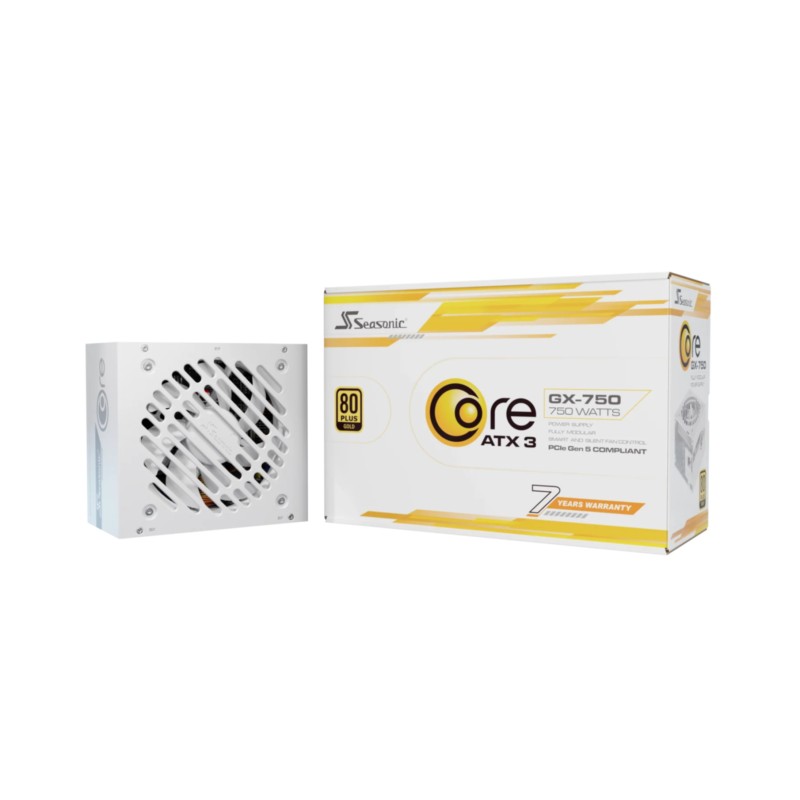 Power Supply Seasonic - Core-GX-750 - 750W Gold modular White — Buy in Cyprus with Fast Delivery