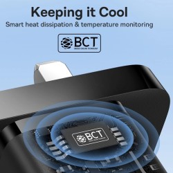 Baseus Charger Wall - 20W USB-C UK MINI GaN5 Black — Buy in Cyprus with Fast Delivery