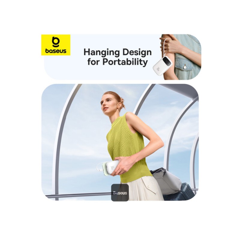 Baseus Powerbank - QPow 2 - 30W 20000mAh Display White — Buy in Cyprus with Fast Delivery