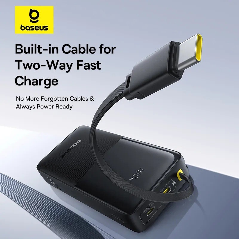 Baseus Powerbank - Bipow 2 - 20W 10000mAh Black — Buy in Cyprus with Fast Delivery