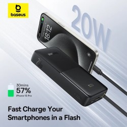Baseus Powerbank - Bipow 2 - 20W 10000mAh Black — Buy in Cyprus with Fast Delivery