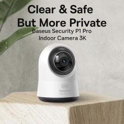 Baseus Security Indoor Camera - P1 Pro - 3K White EU — Buy in Cyprus with Fast Delivery