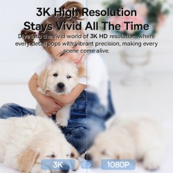 Baseus Security Indoor Camera - P1 Pro - 3K White EU — Buy in Cyprus with Fast Delivery