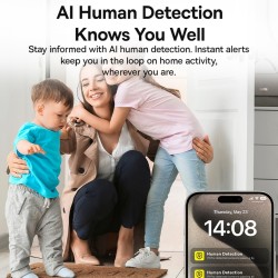 Baseus Security Indoor Camera - P1 Pro - 3K White EU — Buy in Cyprus with Fast Delivery