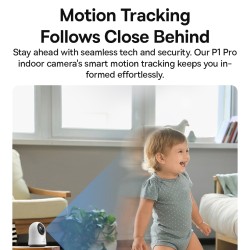 Baseus Security Indoor Camera - P1 Pro - 3K White EU — Buy in Cyprus with Fast Delivery