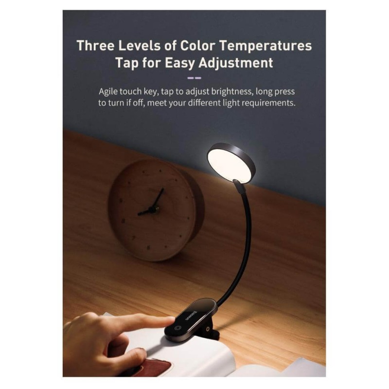 Baseus Reading Mini Clip Lamp - Clip Lamp — Buy in Cyprus with Fast Delivery