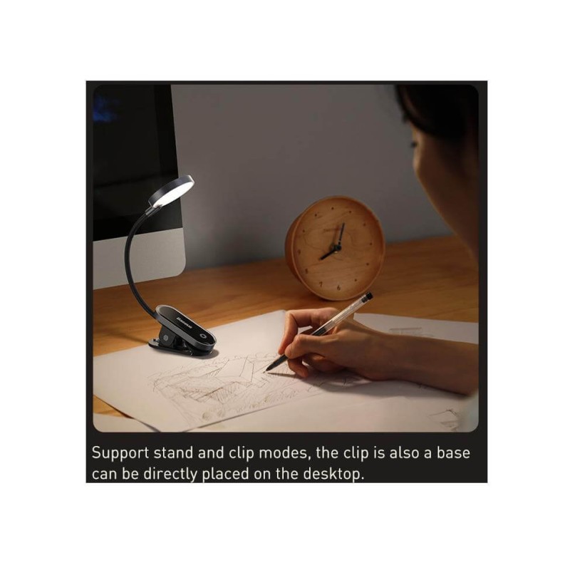 Baseus Reading Mini Clip Lamp - Clip Lamp — Buy in Cyprus with Fast Delivery