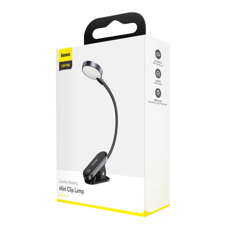 Baseus Reading Mini Clip Lamp - Clip Lamp — Buy in Cyprus with Fast Delivery