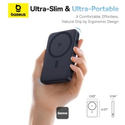 Baseus Powerbank - PicoGo - Wireless 20W 5000mAh 15W Qi2+Stand — Buy in Cyprus with Fast Delivery