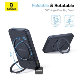 Baseus Powerbank - PicoGo - Wireless 20W 5000mAh 15W Qi2+Stand — Buy in Cyprus with Fast Delivery