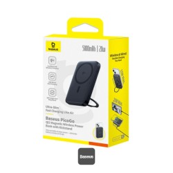 Baseus Powerbank - PicoGo - Wireless 20W 5000mAh 15W Qi2+Stand — Buy in Cyprus with Fast Delivery