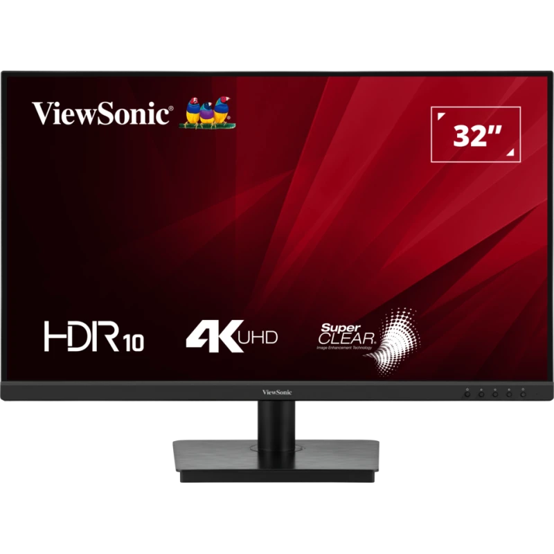 Viewsonic Monitor - VA3208-4K-HD - VA 32'' 4K UHD VA HDR10 with Dual HDMI & DisplayPort — Buy in Cyprus with Fast Delivery
