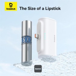 Baseus Powerbank 20W 5000mAh Plug-In Lightning White - 20W, 5000mAh, Plug-In Lightning, White