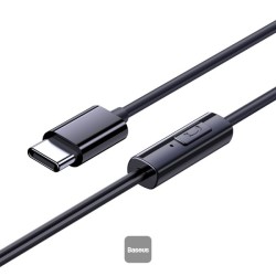 Baseus Earphones Encok - CZ11 - Wired Type-C Black — Buy in Cyprus with Fast Delivery