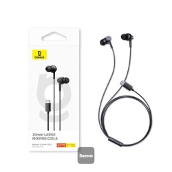 Baseus Earphones Encok - CZ11 - Wired Type-C Black — Buy in Cyprus with Fast Delivery