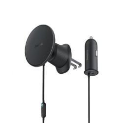 Baseus Wireless AirVent Magnetic Car Charger 15W+25W USB-C - CW01 - Baseus Wireless AirVent Magnetic Car Charger 15W+25W USB-C