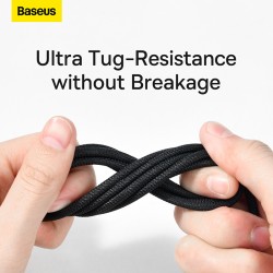 Baseus Cable USB-C to USB-C - Tungsten Gold, 240W, 3.0m, Black — Buy in Cyprus with Fast Delivery