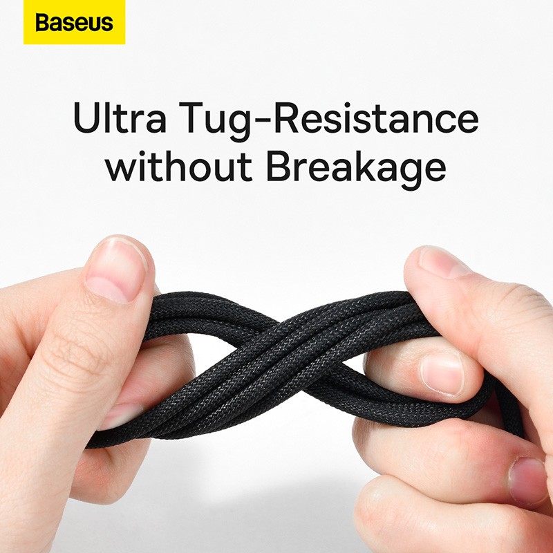 Baseus Cable USB-C to USB-C - Tungsten Gold, 240W, 3.0m, Black — Buy in Cyprus with Fast Delivery