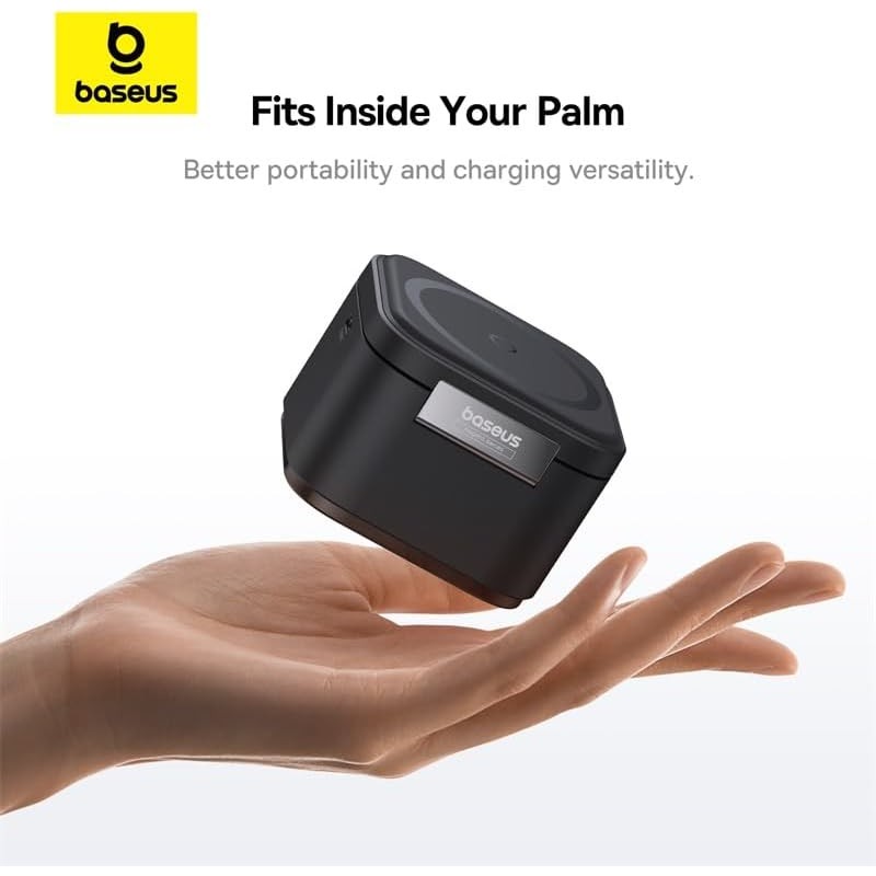 Baseus Charger - Desktop, Wireless, 25W, MagPro, 2-in-1, Black — Buy in Cyprus with Fast Delivery