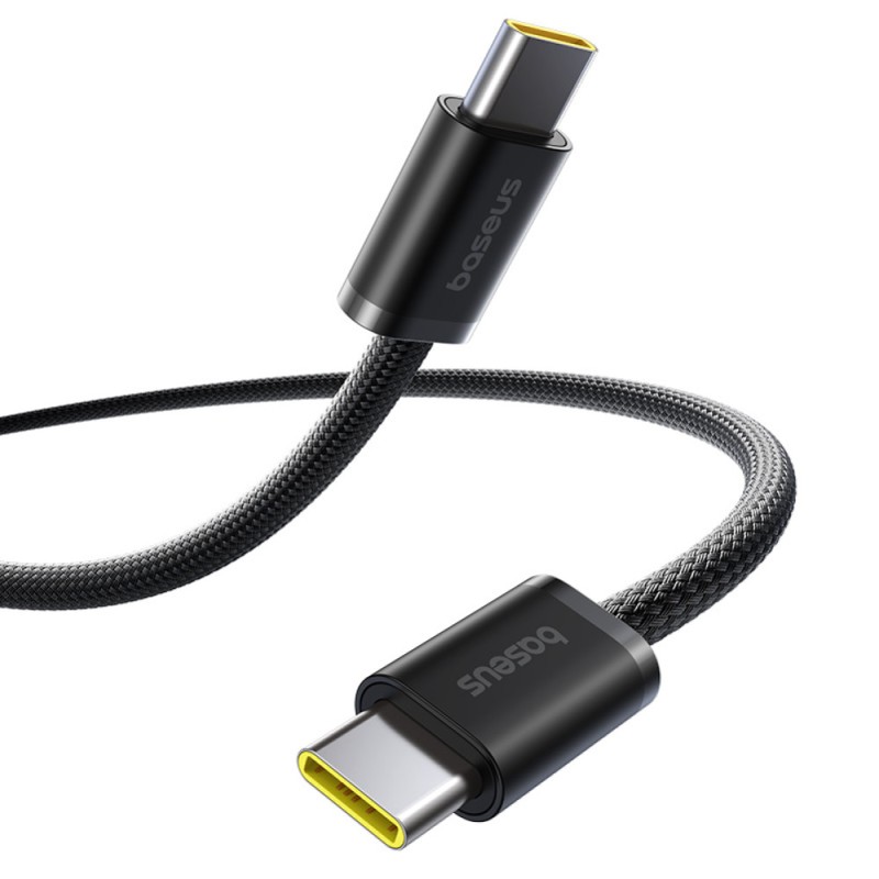 Baseus Cable USB-C to USB-C - Dynamic 4 Series Braided 100W 1.0m Black — Buy in Cyprus with Fast Delivery