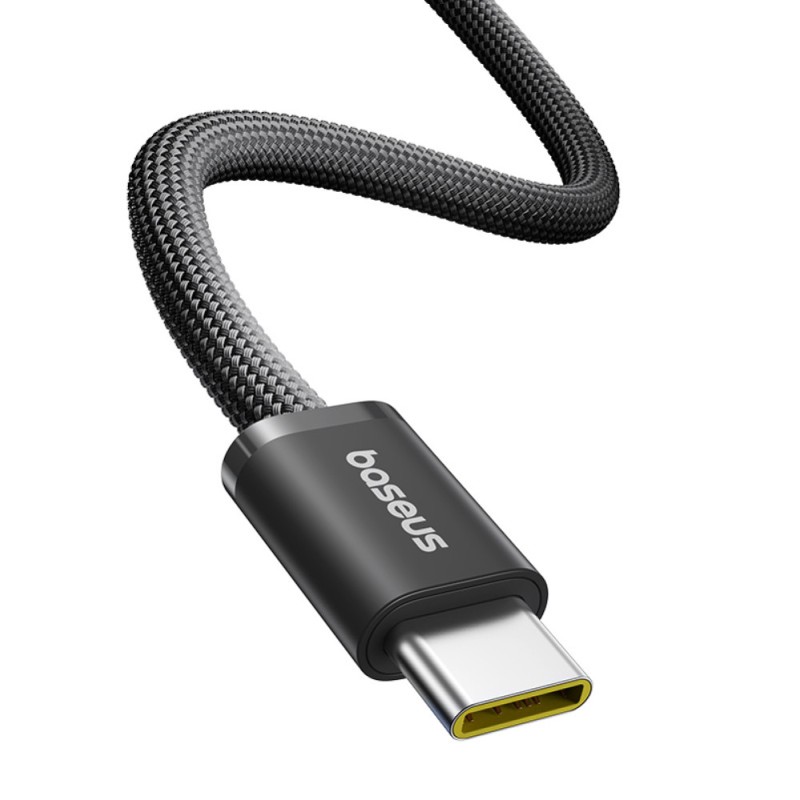 Baseus Cable USB-C to USB-C - Dynamic 4 Series Braided 100W 1.0m Black — Buy in Cyprus with Fast Delivery