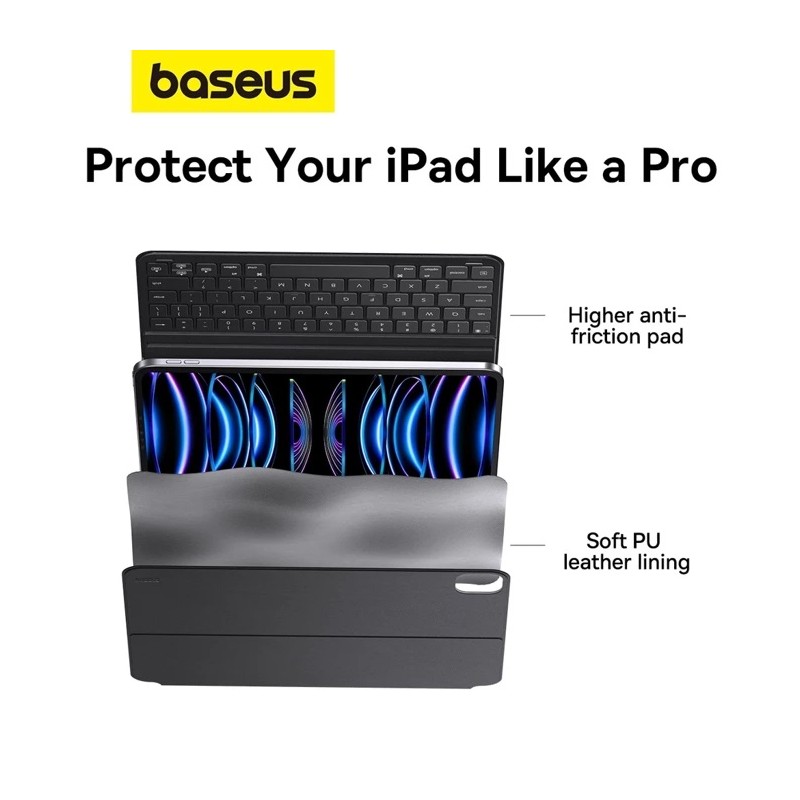 Baseus IT Bluetooth Keyboard with Magnetic Case Pad 10 2022 10.9'' - Bluetooth Keyboard with Magnetic Case Pad