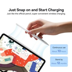 Baseus IT Stylus Active USB-C with LED Indicators - White — Buy in Cyprus with Fast Delivery