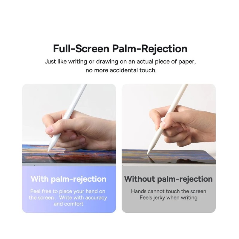 Baseus IT Stylus Active USB-C with LED Indicators - White — Buy in Cyprus with Fast Delivery