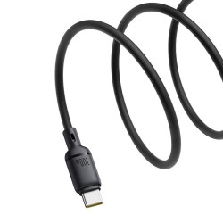 Baseus Cable USB-C to USB-A Silky Series - 2.0m - 100W - Black — Buy in Cyprus with Fast Delivery