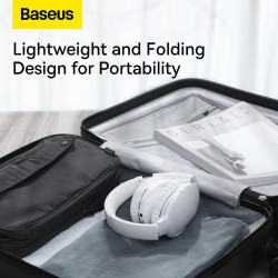 Baseus Wireless Headphones Encok - D02 Pro v2 - Over Ear White — Buy in Cyprus with Fast Delivery