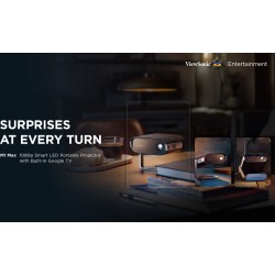 Viewsonic Projector - M1 Max - 1080p Smart LED Portable Google TV USB-C — Buy in Cyprus with Fast Delivery