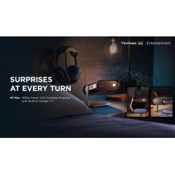 Viewsonic Projector - M1 Max - 1080p Smart LED Portable Google TV USB-C — Buy in Cyprus with Fast Delivery