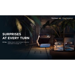 Viewsonic Projector - M1 Max - 1080p Smart LED Portable Google TV USB-C — Buy in Cyprus with Fast Delivery
