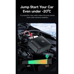 Baseus Car Jump Start Booster & Powerbank - 26800maH 3000A — Buy in Cyprus with Fast Delivery
