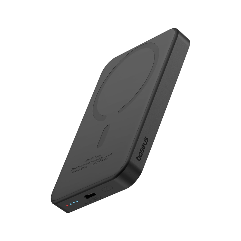 Baseus Powerbank - 20W 5000mAh Magnetic Wireless Black — Buy in Cyprus with Fast Delivery