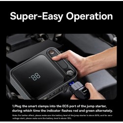 Baseus Car Jump Start Booster & Powerbank - 26800maH 3000A — Buy in Cyprus with Fast Delivery