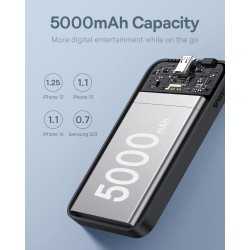 Baseus Powerbank - 20W 5000mAh Magnetic Wireless Black — Buy in Cyprus with Fast Delivery