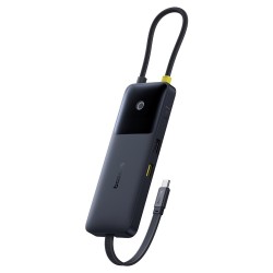 Baseus NOMOS - Dual Fast Charging 6-in-1 USB Hub 4kHDMI & PD100W — Buy in Cyprus with Fast Delivery