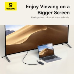 Baseus NOMOS - Dual Fast Charging 6-in-1 USB Hub 4kHDMI & PD100W — Buy in Cyprus with Fast Delivery