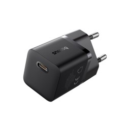 Baseus Charger Wall 25W USB-C - GAN5 Mini - EU Black — Buy in Cyprus with Fast Delivery