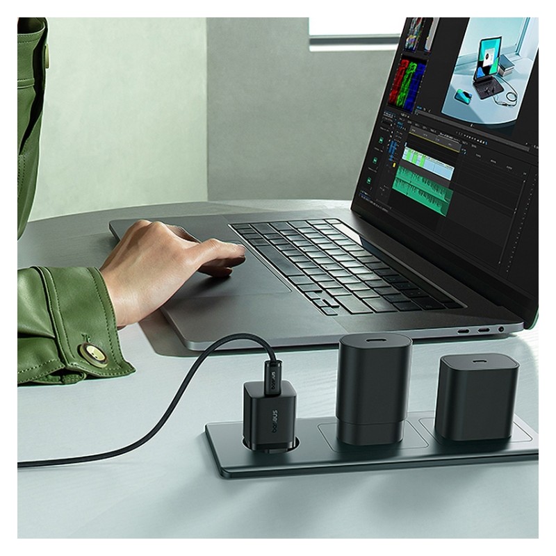 Baseus Charger Wall 25W USB-C - GAN5 Mini - EU Black — Buy in Cyprus with Fast Delivery