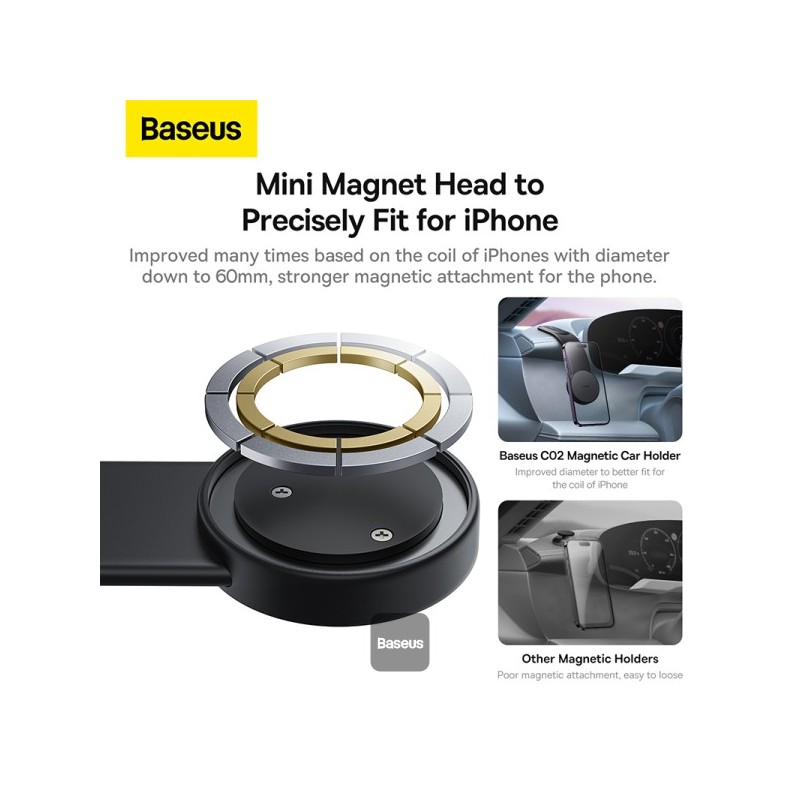 Baseus Stand Tablet And Phones Magnetic - C02 - Black — Buy in Cyprus with Fast Delivery